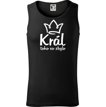 Král toho co zbylo - Tílko pánské Core - XL ( Černá )