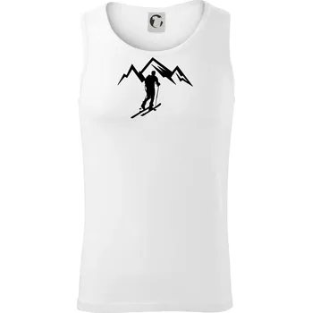 Skialp výlet na hory - Tílko pánské Core - M ( Bílá )