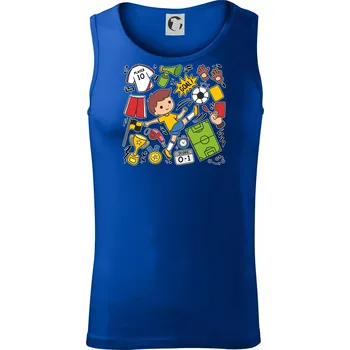 Malý fotbalista ikony - Tílko pánské Core - L ( Královská modrá )