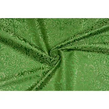 Brokát kapradina, světle zelený, sartor.cz