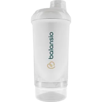Shaker Šejkr Balansio 500 + 150 ml transparentní
