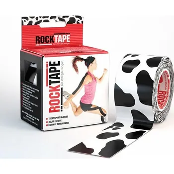 Tejpovací páska RockTape kineziologický tejp 5 cm x 5 m, design: kráva