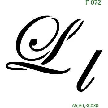 Šablona F 072 - A4 , Lepící fólie