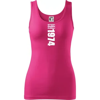 Dámské oblečení Limited edition 1974 pruh - Dámské tílko - S ( Purpurová )