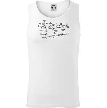 Šumava - Prostě milujeme Šumavu - Tílko pánské Core - 2XL ( Bílá )