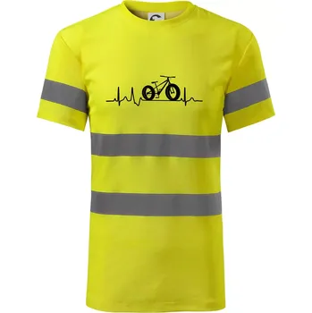 Pánské oblečení EKG fatbike - Triko reflexní - HV PROTECT - XL ( Neonově žlutá )