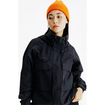 DECATHLON Dámská bunda crop Lifetech L ČERNÁ