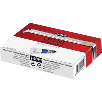 Vodová barva Pébéo Artist Sada akrylových barev 5 x 37 ml