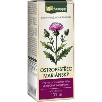 Přírodní produkt Vitaharmony Tinktura Ostropestřec mariánský - 100 ml