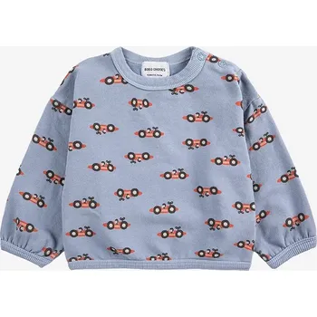 Kojenecká mikina Bobo Choses Race Car 225AB011 modrá 05X, vel. 80