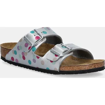 Dámská obuv Dětské pantofle Birkenstock Arizona stříbrná barva, 1029842 1029842.26.35 SLV, EUR 26