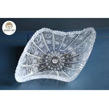 RUČNĚ BROUŠENÁ MÍSA Z OLOVNATÉHO KŘIŠŤÁLU CRYSTAL BOHEMIA - MINI
