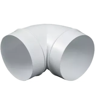 Ventilační potrubí Koleno vodorovné kulaté Den Braven, 90° Ø 150 mm (VE11932)