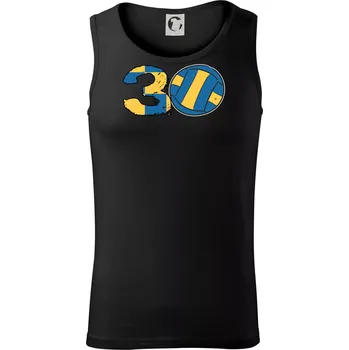 Pánské termoprádlo Volejbal kulaté narozeniny 30 - Tílko pánské Core - 2XL ( Černá )