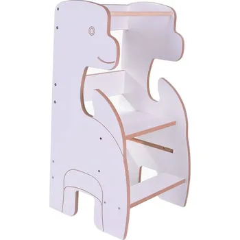 Stolička Učící věž DINO bílá