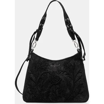 Kabelka Kabelka Desigual ROMEO FLORAL TOTAL BL černá barva, 25WAXP40 99X, vel. ONE SIZE
