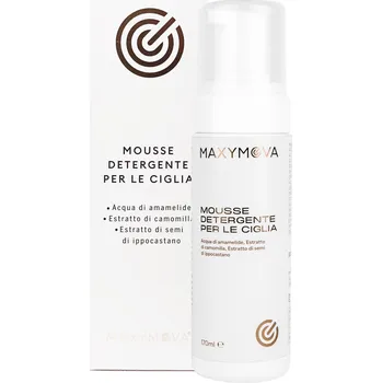 Odličovač Maxymova čisticí pěna na řasy a obočí – lahvička s pumpičkou Objem: 50 ml