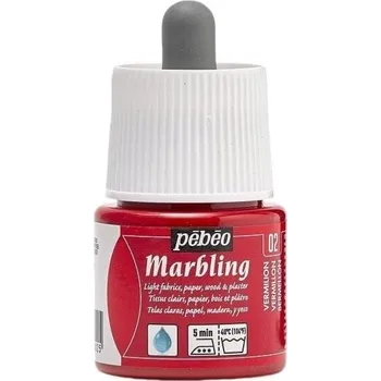 Speciální výtvarná barva Pébéo 130-002 Barva na mramorování Vermilion 45 ml 1 ks