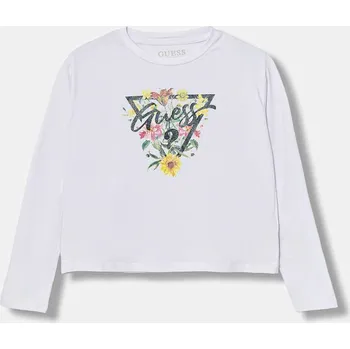 Chlapecké oblečení Dětské tričko s dlouhým rukávem Guess J5YI36.K6YW4.9BYA bílá 00X, vel. 167