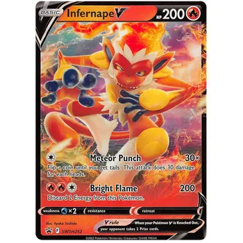 Sběratelská karetní hra Pokémon TCG Infernape V SWSH252