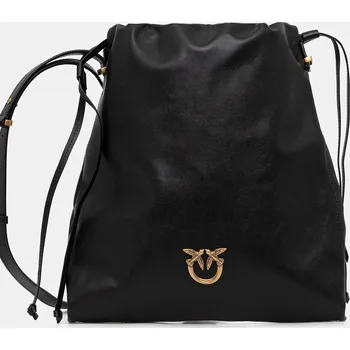 Kabelka Kožená kabelka Pinko 104359.A0QO černá 99X, vel. ONE SIZE