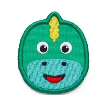 Školní batoh Dětský odznáček na suchý zip Affenzahn Velcro badge - Dinsosaur