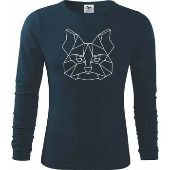 Pánské oblečení Jorkšírský teriér - Geometrie - Triko s dlouhým rukávem FIT-T long sleeve - S ( Královská modrá )