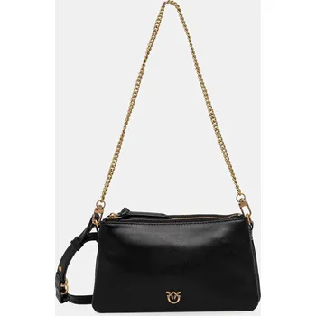 Kabelka Kožená kabelka Pinko 105359.A0QO černá 99X, vel. ONE SIZE