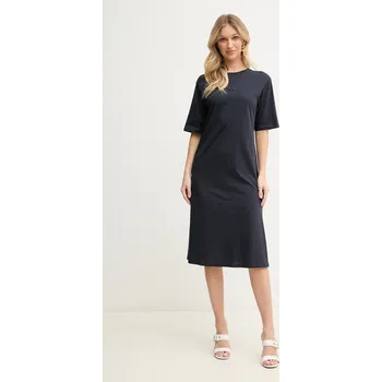 Dámské šaty Bavlněné šaty Armani Exchange tmavomodrá barva, mini, XW000353 AF10359 XW000353.AF10359 59X, vel. M