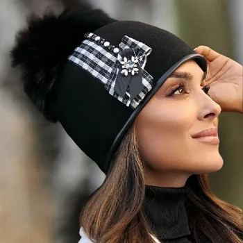 Čepice KRUMLOVANKA W-0069/018 černá