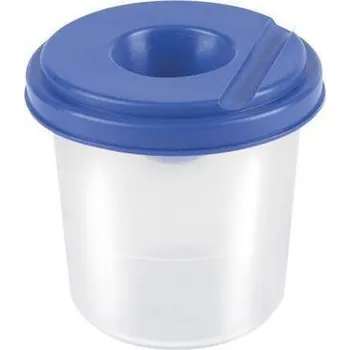 Panta Plast Panta Plast, 0439-0001-99, jednoduchý kelímek/stojánek na vodu a štětce, mix barev, 1 ks Barva: Červená