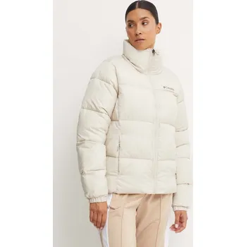Bunda Columbia Puffect dámská, béžová barva, zimní, 2090291 08X, vel. S