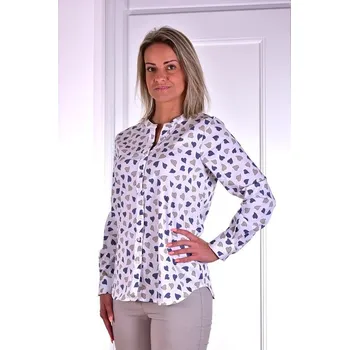 Dámská halenka Dámská košile VALENTINAS 65 Blouse Bleu-Fango velikost S