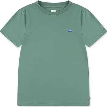 Chlapecké tričko Dětské bavlněné tričko Levi's LVB BATWING CHEST HIT zelená barva, 9EA100 77X, vel. 176