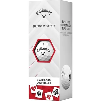 Golfový míček CALLAWAY Supersoft 25 Aces golfové míčky (3 ks)