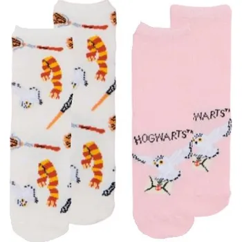 Ponožky dětské kotníkové, 2 ks Hedvika, Harry Potter Velikost: 23-26
