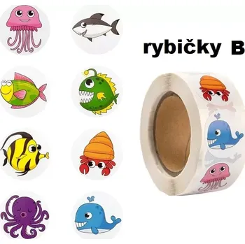 samolepka Dekorativní samolepky Akvárium Rybičky vodní svět B - 100 ks