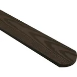 WPC Plotovka půlkulatá hlava 1,5 m – dřevoplast, tmavě hnědá, bezúdržbová Délka: 1 m