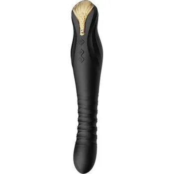 Vibrátor Zalo King Vibrating Thruster Obsidian