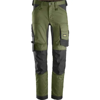 Pracovní obuv SNICKERS WORKWEAR AllroundWork Pracovní kalhoty stretch khaki - 54