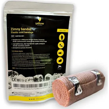 Chladicí sáček yellowSPORT Elastický chladící obvaz - 7,5 cm x 3,2 m