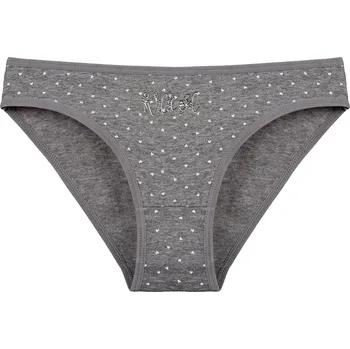 Kalhotky Donella Dámské kalhotky Ava: tmavě šedá L