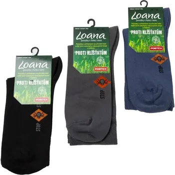 Dámské ponožky Loana Ponožky proti klíšťatům jeans 25-26