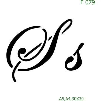 Šablona F 079 - A4 , Lepící fólie