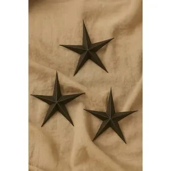 Váza House Doctor Papírové Vánoční Dekorace ve Tvaru Hvězd, sada 3 kusů