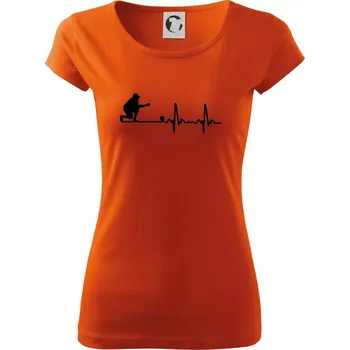 EKG petanque - Dámské triko Pure - M ( Oranžová )