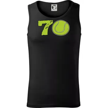 Tenis kulaté narozeniny 70 - Tílko pánské Core - M ( Černá )