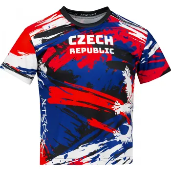 Chlapecké tričko Dětské funkční triko premium ALTISPORT VOJ/ALK036TR01 ČERVENÁ SE VZOREM 122