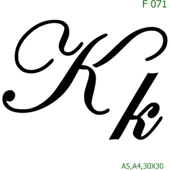 Šablona F 071 - A5 , Lepící fólie