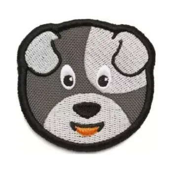 Školní batoh Dětský odznáček na suchý zip Affenzahn Velcro badge - Dog
